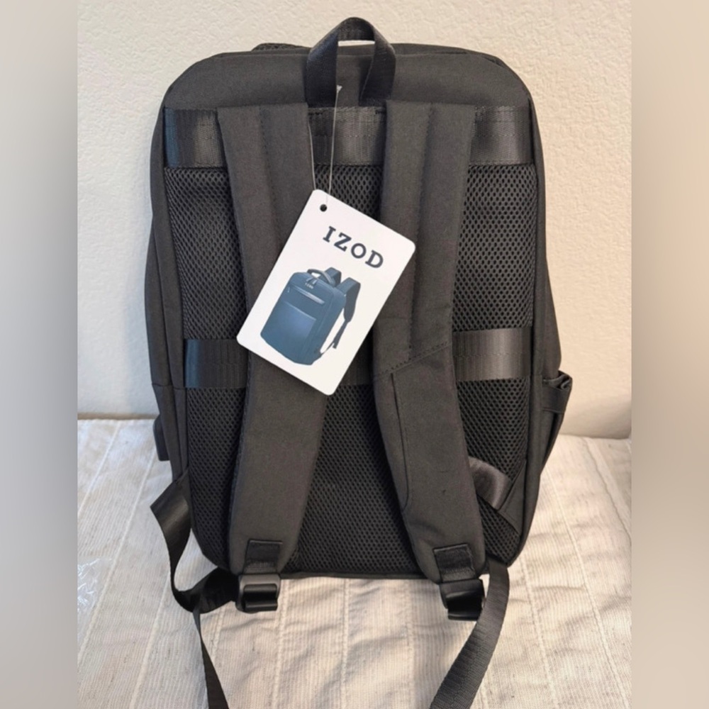 ๐ IZOD Penn Business Travel Slim Durable Laptop Backpack Fits 16โ Laptop - Picture 8 of 9